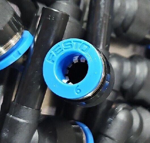 Festo Quick Connect 1/4” Pipe x 6 elbow - Lot of 20.                   Loc 6D-10