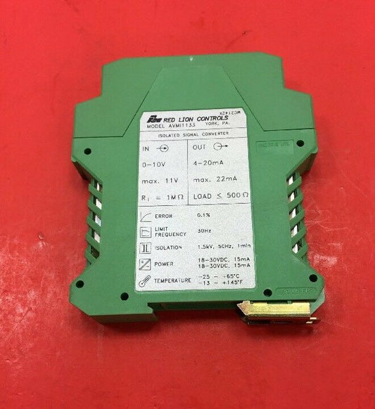 RED LION CONTROLS AVMI1133 Isolated Signal Converter.    3A