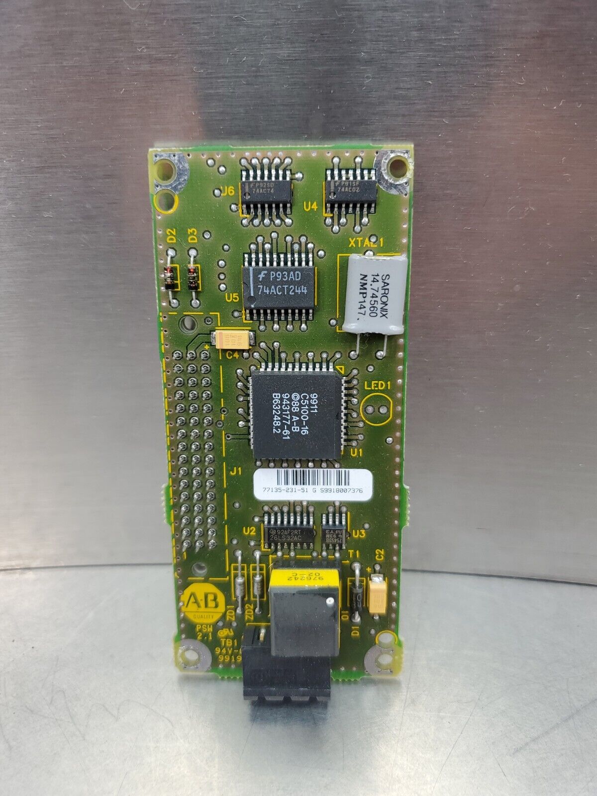 ALLEN BRADLEY 77135-231-51 Ser G Control Board.                             3E-4