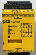 Load image into Gallery viewer, PILZ 777310  PNOZ X3P 24VDC 24VAC SAFETY RELAY    5E
