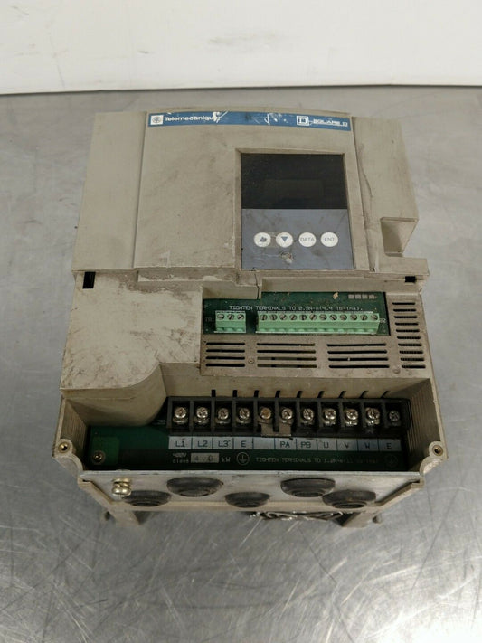 Telemecanique Square D ATV18U72N4 5 HP-4kW Drive 1F