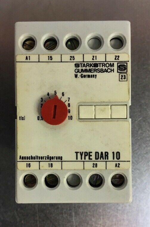SQUARE D 9050-DAR10 Off-Delay Relay 110V 0.5-10 Sec.    4C