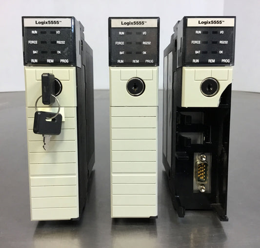 ALLEN BRADLEY CONTROLLOGIX PROCESSOR 5555 1756-L55 /A + 1756-M14 /A   3-D13