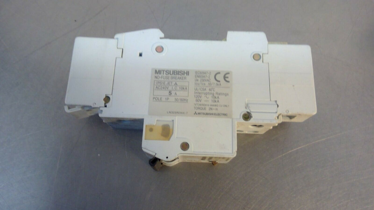 Mitsubishi Electric -  NF50-SMU 1 5 - 1P 5A No-Fuse Breaker - AX-05SMU        4D