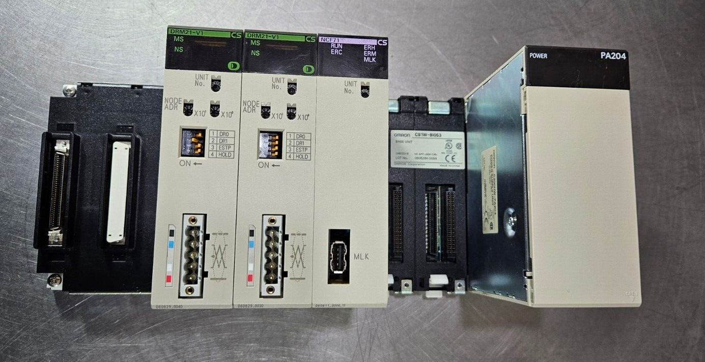 Omron CS1W-BI053 / PA204/ NCF71/ DRM21-V1 PLC Unit                         3A-22