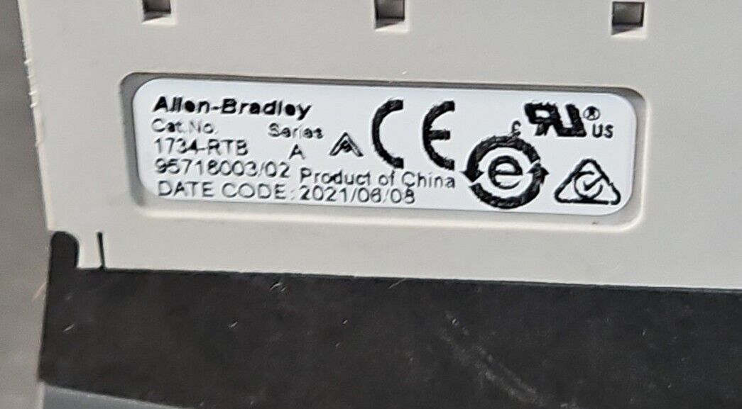 Allen-Bradley 1734-EP24DCK Ser. B with 1734-RTB/A.                         3C-20
