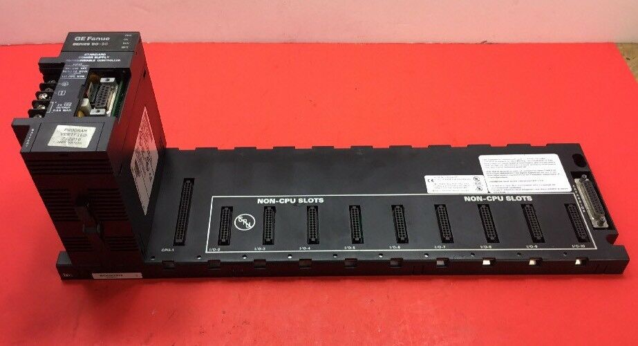 GE Fanuc Base 10-Slot PLC, IC693CHS391M, EMI Enhanced, See Description     3E-11