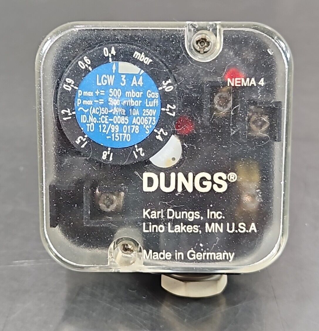 Dungs LGW3 A4 Differential Pressure Switch.                               6D-12