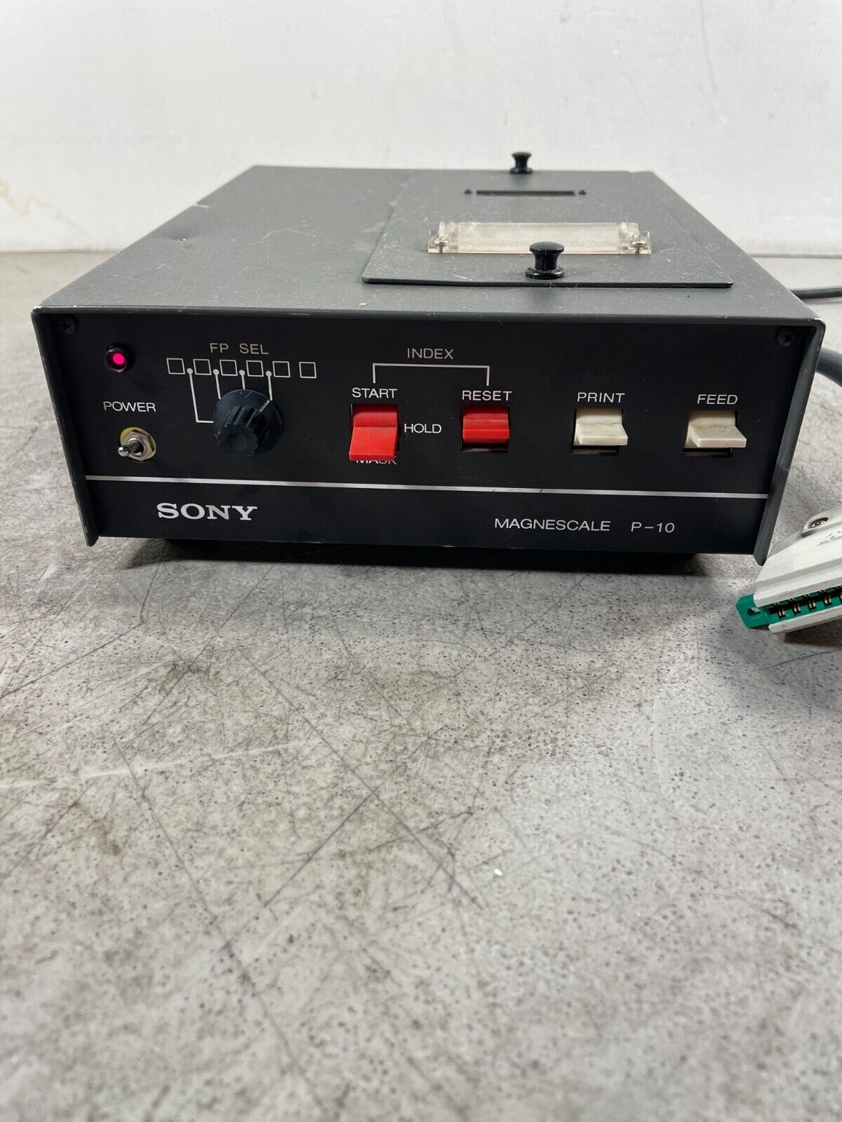 Sony Magnescale P-10 P10 Black Portable 50/60 Hz 20VA Power @2D