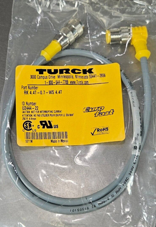 TURCK RK 4.4T-0.7-WS 4.4T PLC Cable                                    Loc 5D-12