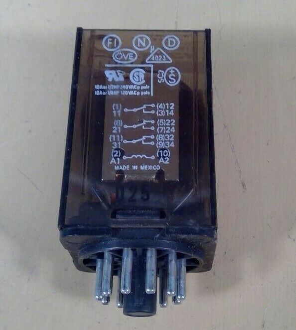 Schrack MR306115 115V 50/60Hz Relay                                       4D