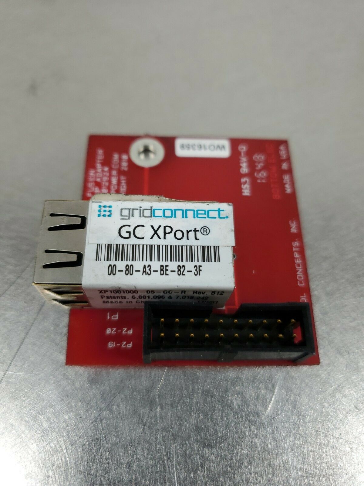 Control Concepts Fusion ENET IP Adapter 1001292A HS3 94V-0 WO16359.           3A