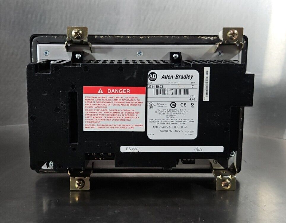 Allen Bradley 2711-B6C8 /C. Panelview 600.      Loc 2C