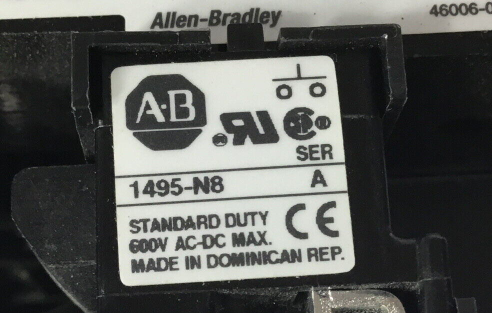 ALLEN BRADLEY  1494V-DS60 /D  Disconnect Switch       4F