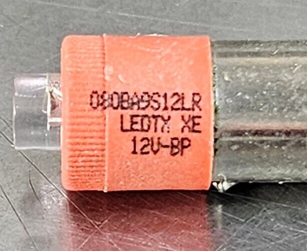GE 080BA9S12LR LED LAMP 12V-BP (ORANGE)                                Loc 4E-14