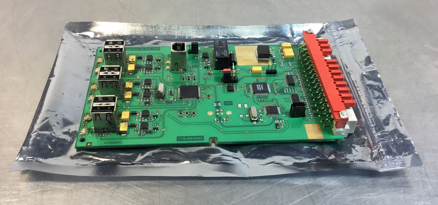 TESA 710.00486C  Circuit Board Compteur Et hub USB  H050311  3C-5