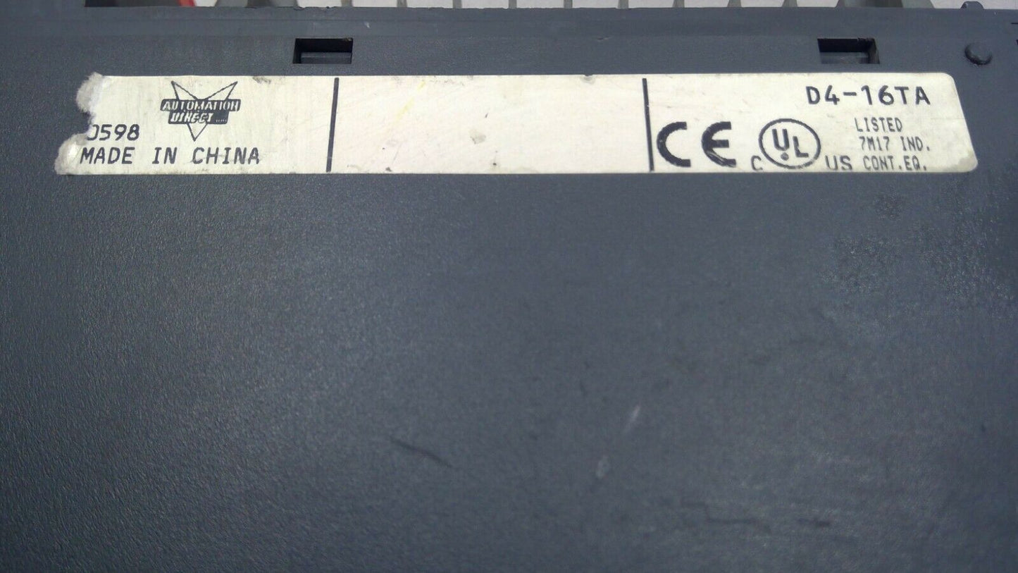 AUTOMATION DIRECT D4-16TA 0598                                             3D-15