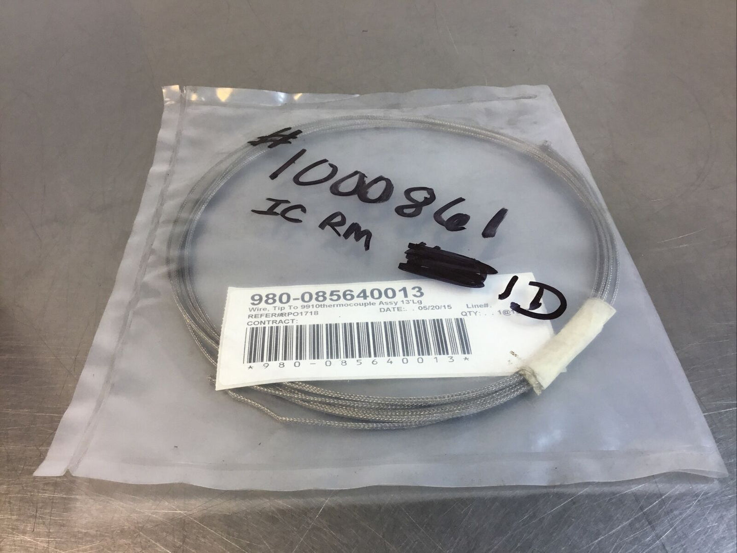 980-085640013  Thermocouple Wire 9910  13 Feet Long     5D