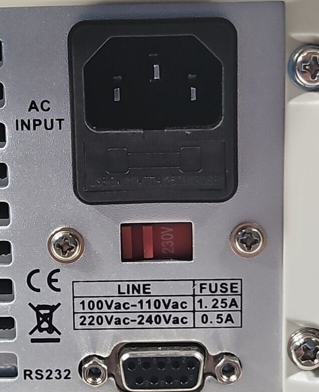 MULTICOMP PRO MP710258 150W 120V 30A. PROGRAMMABLE DC ELETRONIC LOAD.   Loc5E-18