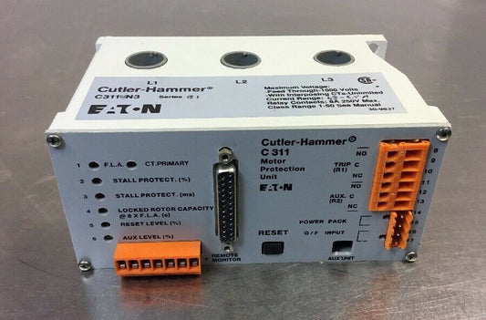 CUTLER HAMMER C311WN3 Series B1 3P Motor Protection Unit                    4E-5