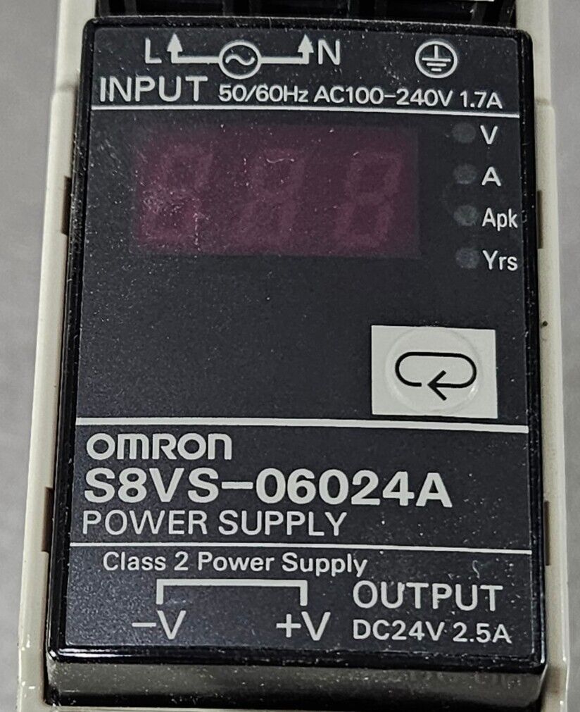 Omron S8VS-06024A 24V 2.5A 60W 7-Pin Power Supply                        4D-17
