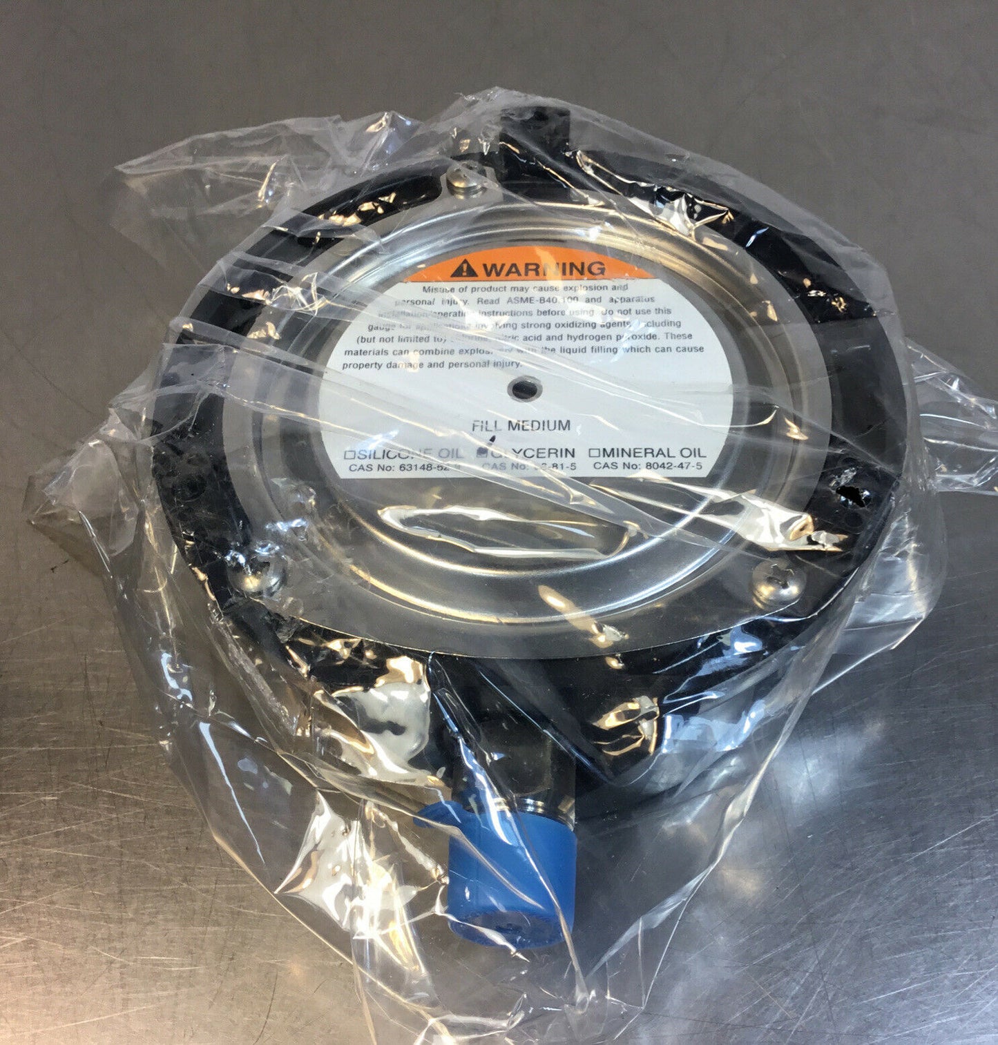 Ametek/U.S. Gauge  170509XLG / 1981LG  4 1/2”  1/2” ANPT Liquid Fill 3000PSI  6D