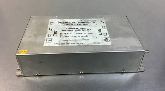 Rasmi Electronics Ltd RS 3020-IDF/CT Three Phase RFI Filter   4C