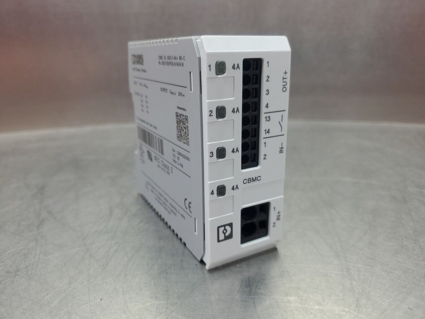 PHOENIX CONTACT CBMC E4 24DC/1-4A+ NO-C PLC Module.                        3D-27