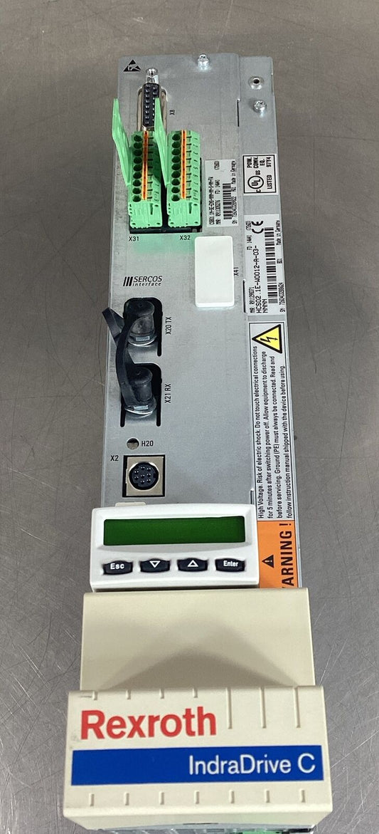 BOSCH  HCS02.1E-W0012-A-03-NNNN  Servo Drive 3Ph      1C