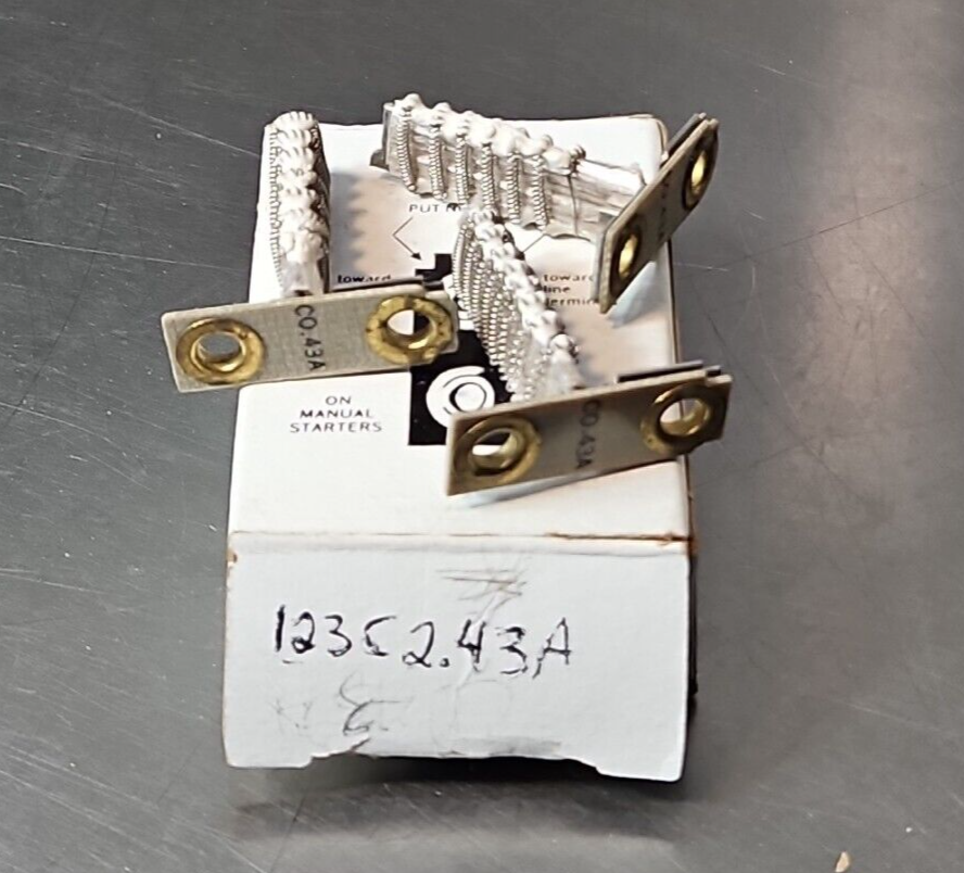 General Electric 123C2.43A Overload Relay Heater Element.       Loc4C4