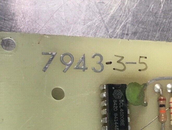 Special Timer Corporation STC 7943-3-5 Circuit Board                        3E-3