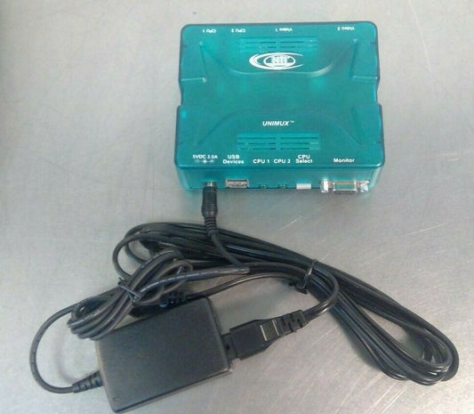 Network Technologies Inc UNIMUX-USBV-2 / UNIMUX-USBV-2U-REVA Switch         3D-8