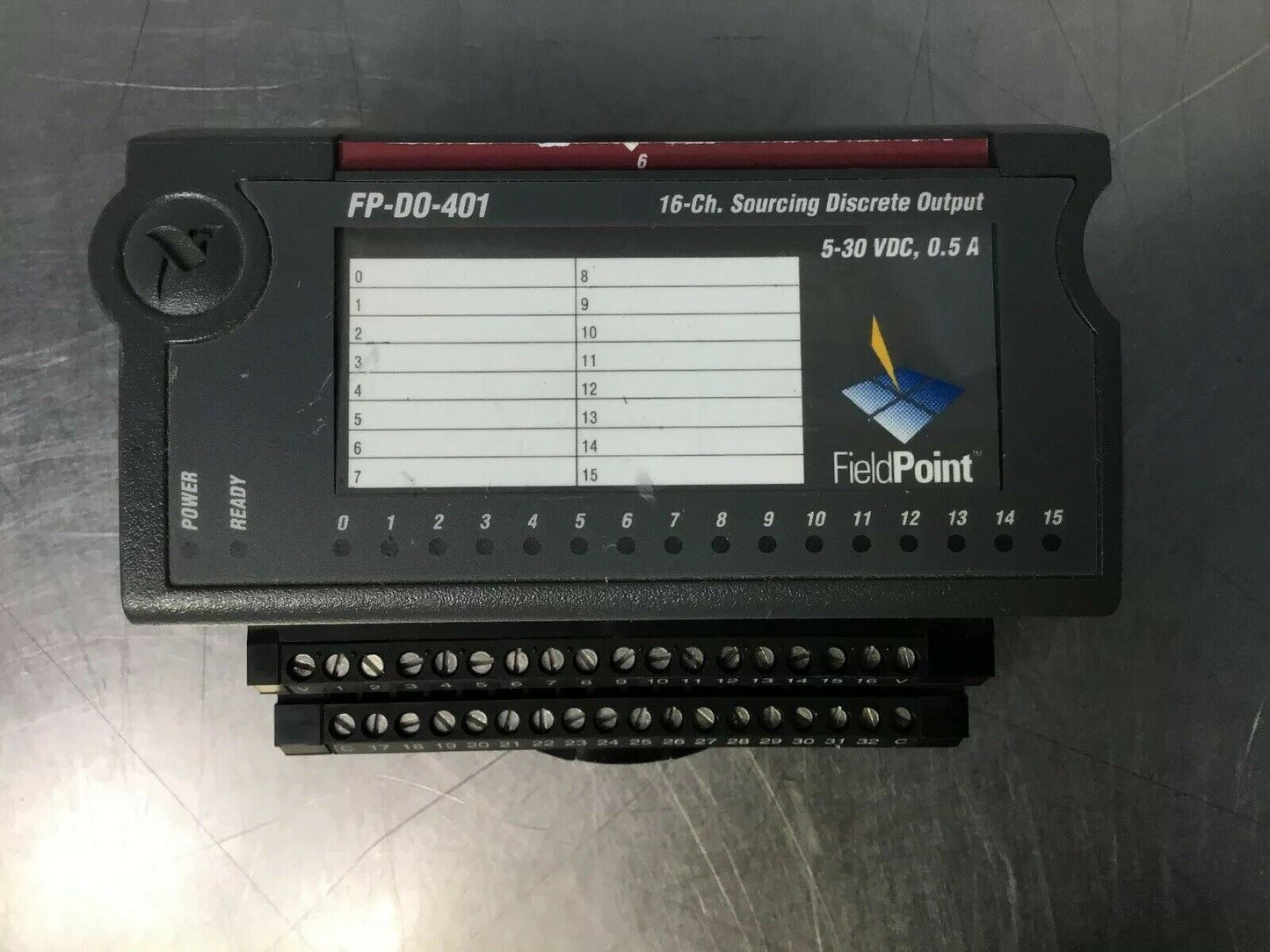 NATIONAL INSTRUMENT FIELD POINT FP-DO-401 16-CH. SOURCING DISCRETE OUTPUT   3D-8