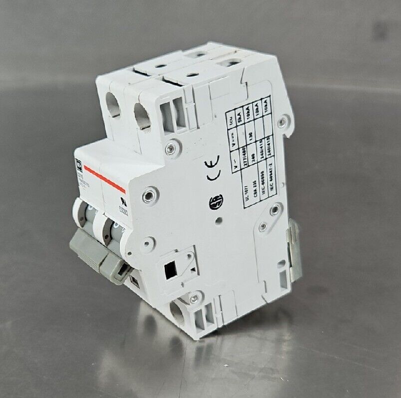 EATON WMS2D10 10A 2-Pole Miniature Circuit Breaker.                    Loc 4A-22