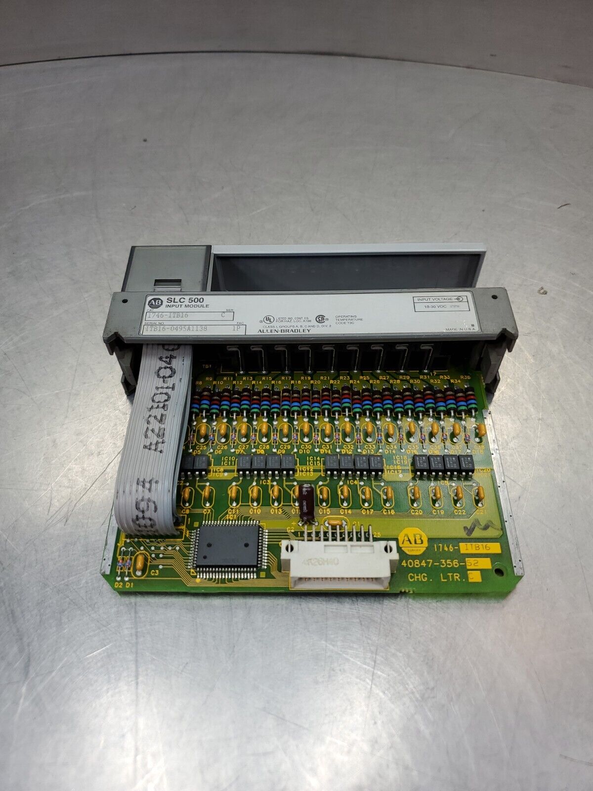 Allen Bradley 1746-ITB16 Ser. C SLC 500 Fast DC Sink Input Module.         3D-14