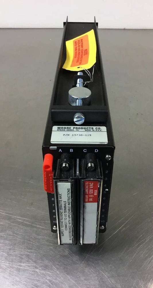 Moore Industrial 15738-119 Digital Single Loop Controller 120VAC 25W Max.   3H