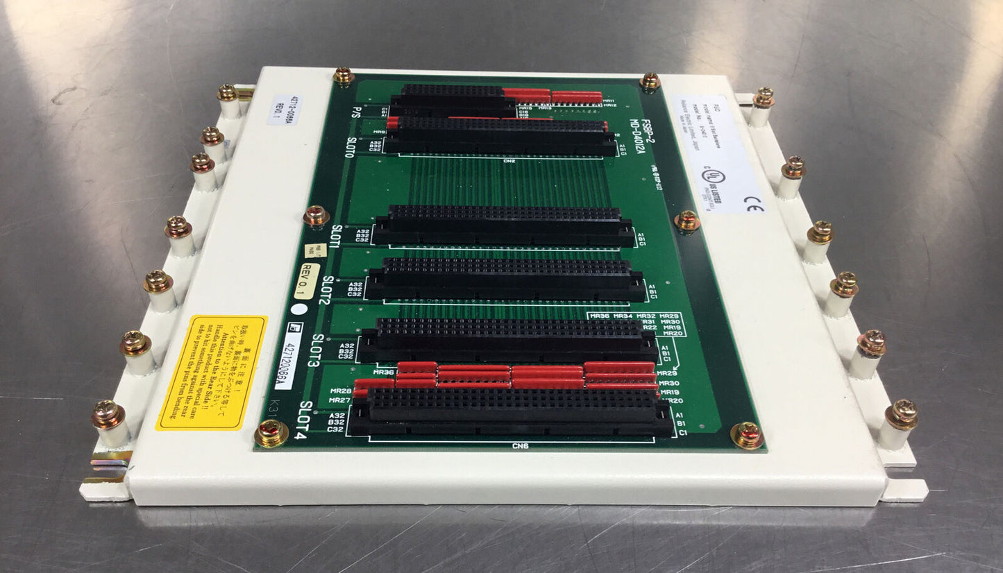RELIANCE ELECTRIC  S-D4012  5 Slot Backplane (3) Rev. 1 (1) Rev. 2     3E-32