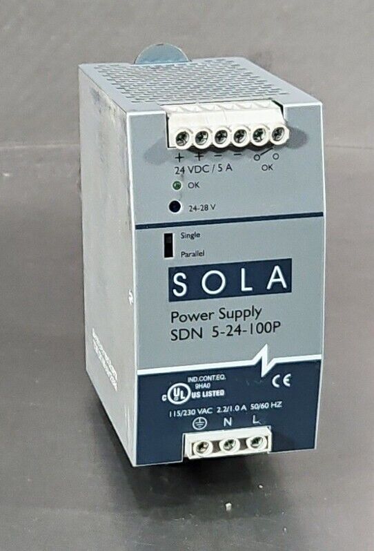 Sola SDN-5-24-100P Switching Power Supply                                  4E-19