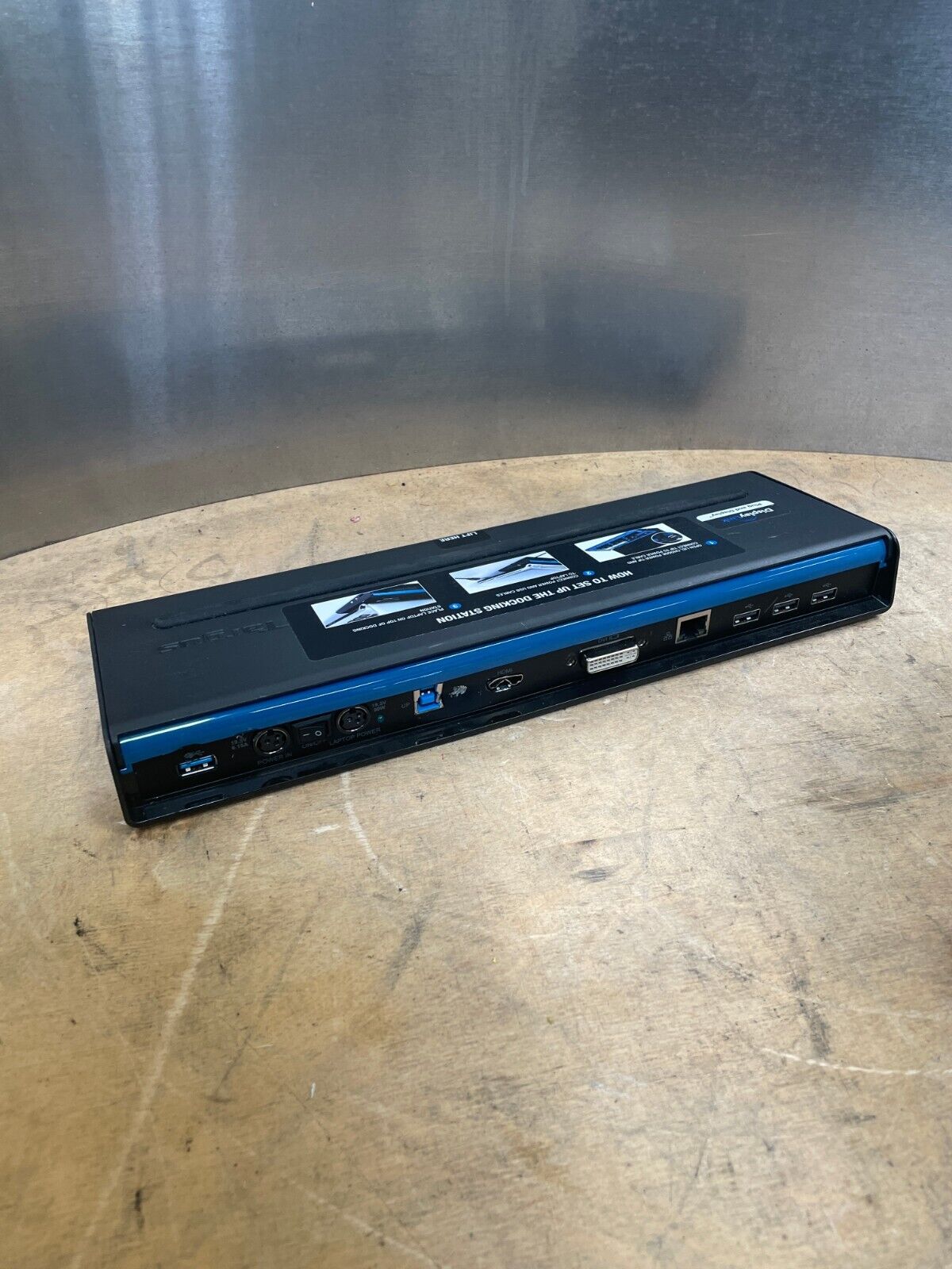 Targus ACP71USZ Black Universal USB 3.0 DV Docking Station without Power Adapter