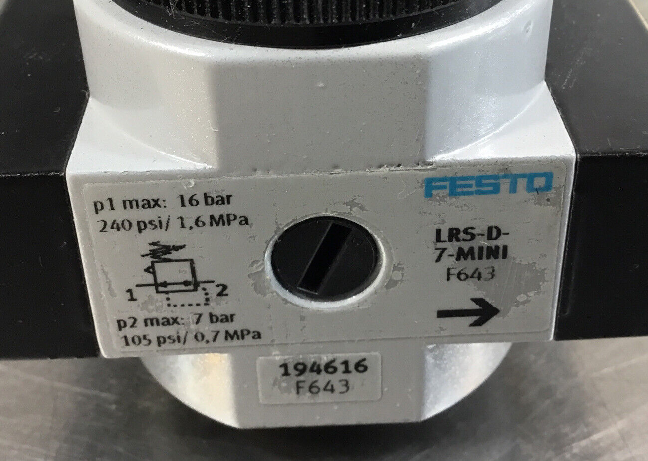 FESTO  LRS-D-7-MINI  Pressure Regulator  194616    Loc.6A