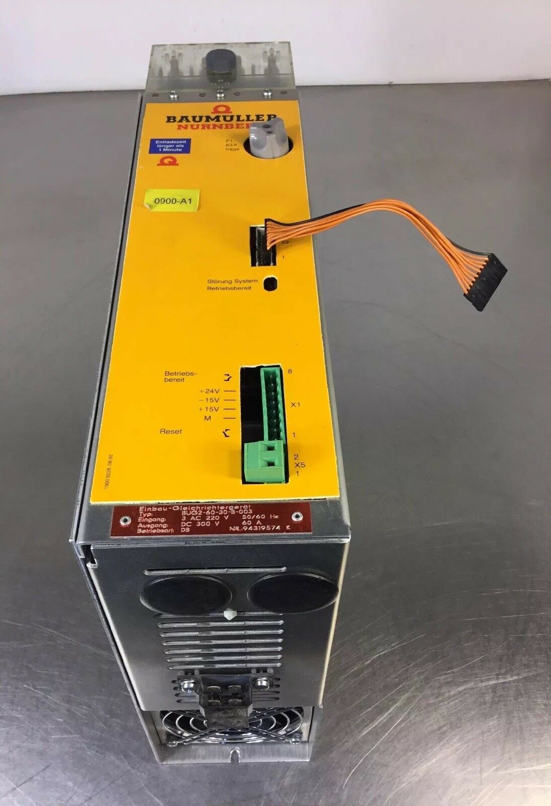 Baumuller BUG2-60-30-B-003 Converter for servo drives.    Loc.Wall