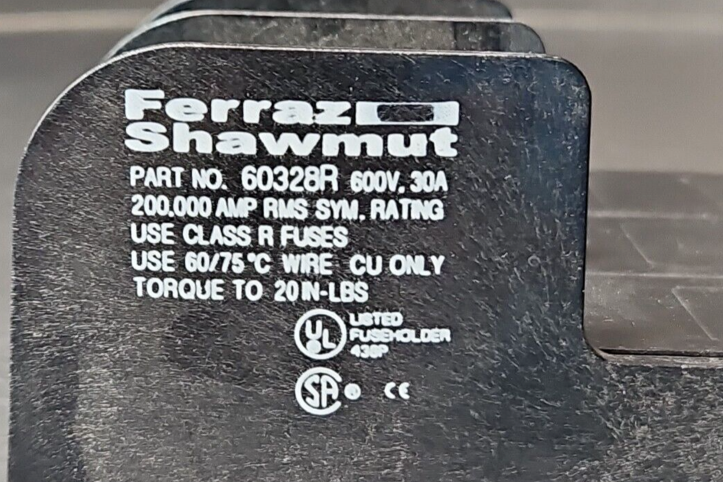 Ferraz Shawmut 60328R FUSEHOLDER.     Loc4B23