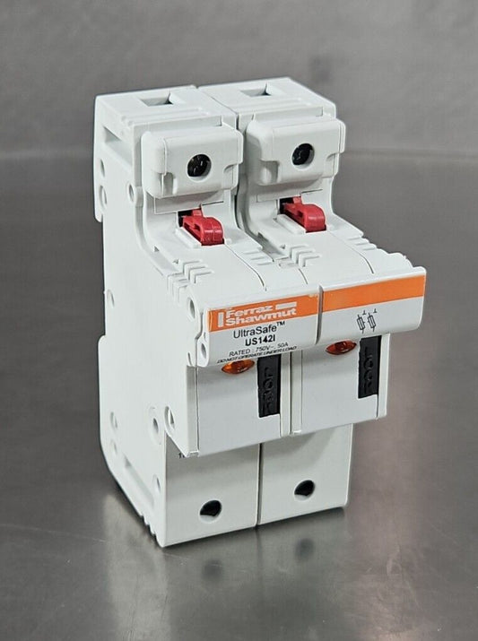 Ferraz Shawmut US 1421 UltraSafe Modular 2-Pole 750V 50A Fuse Holder.   Loc4C-18