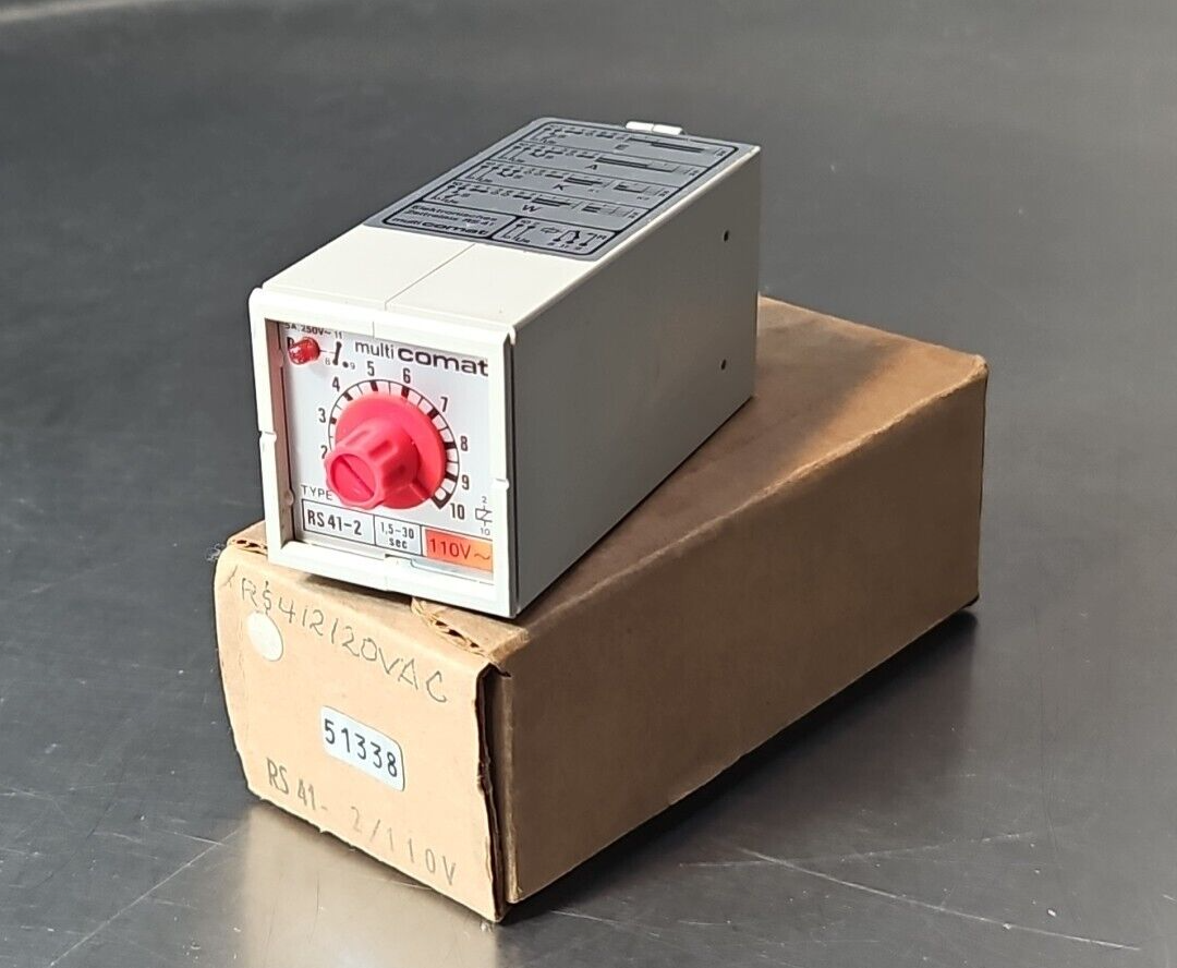 MULTI COMAT RS 41-2 Electronic Time Relay Pluggable    Loc3B28