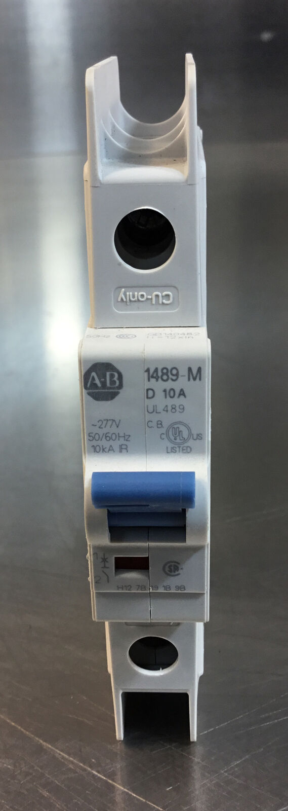 Allen Bradley  1489-M1D100 /D   D Curve 10A 1 Pole     4C