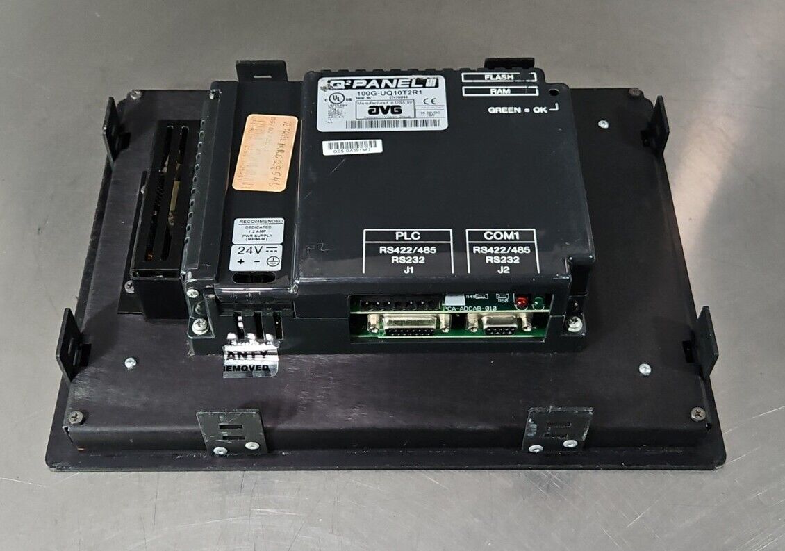 Uticor AVG Q2 100G-UQ10T2R1. Panel Operator Interface.      Loc 2D