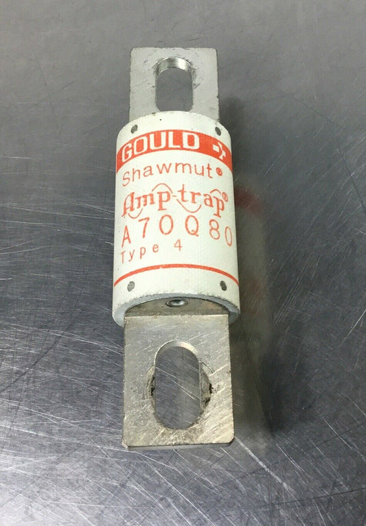 Gould Shawmut A70Q80 Type 4 Fuse 80 Amps 700 VAC     4D