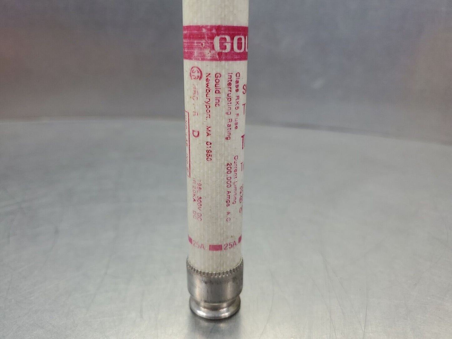 Gould Shawmut TRS25R Time Delay Fuse, 600VAC 25Amp.                     4D-BOX#5