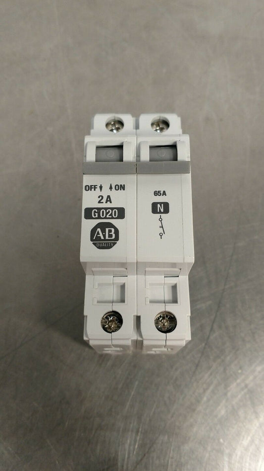 Allen Bradley 1492-CB1 G020N Ser:B 2A Circuit Breaker 4D