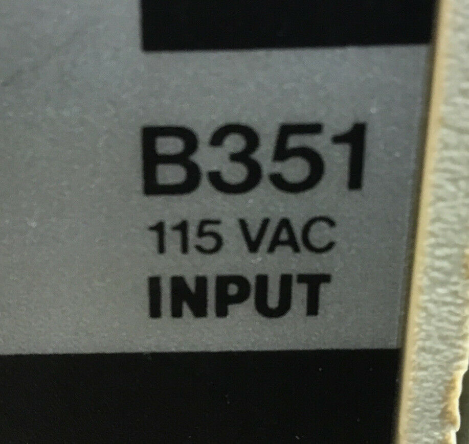 Gould Modicon B351-001 Input Module 115 VAC     3C-7